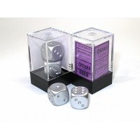  Aluminum Plated (matte finish) Metallic 16mm d6 Pair (CHX29012)
