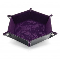 CritStones Folding Dice Tray Dragon Skin Edition Purple (CRST60201) CritStones Folding Dice Tray Dragon Skin Edition Purple (CRST60201)