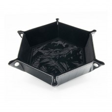 CritStones Folding Dice Tray Dragon Skin Edition Black (CRST60206) CritStones Folding Dice Tray Dragon Skin Edition Black (CRST60206)