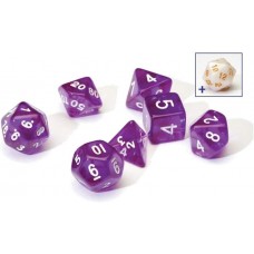 Sirius a Dice Translucent Purple Resin Dice Set (SDZ0001-05)