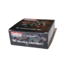 50 Assorted 5mm Mini Dice (BLK91632)