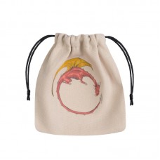 Dragon Beige & multicolor Dice Bag (QBDRA102)