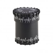 Elvish Black Leather Dice Cup (QCELV101)