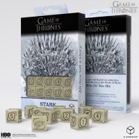 Game of Thrones. Stark 10xD6 Dice Set (QGOT1B)