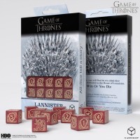 Game of Thrones. Lannister 10xD6 Dice Set (QGOT2B)