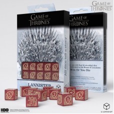 Game of Thrones. Lannister 10xD6 Dice Set (QGOT2B) Game of Thrones. Lannister 10xD6 Dice Set (QGOT2B)