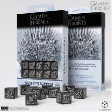 Game of Thrones. Night's Watch 10xD6 Dice Set (QGOT5B)