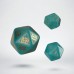 RuneQuest Turquoise & gold Expansion Dice (3) (QSRQE97)