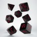 Classic RPG Black & red Dice Set (7) (QSCLE06)