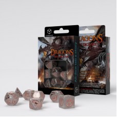 Dragons Dice Set: Quartz (QSDRA4T)