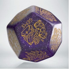 Treasure Generator Die: Shimmering Purple&Gold (Q12VTRG02)