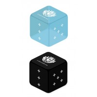 hololive OFFICIAL CARD GAME Official Dice – Light Blue & Black (2-piece set) (HL554369)